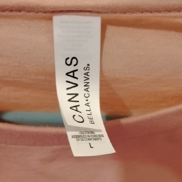 Classic Born In 1965 T-Shirt in Peach. - Picture 3 of 4